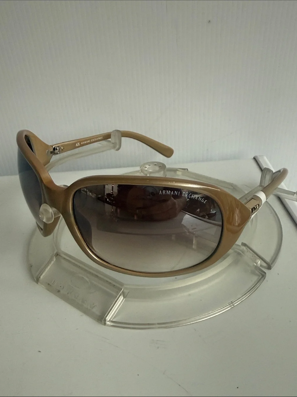 NEW ARMANI EXCHANGE AX060/S Gold Sunglasses NEW WITHOUT TAGS